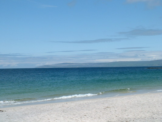 Mainland from beach