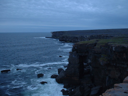 Cliff opening